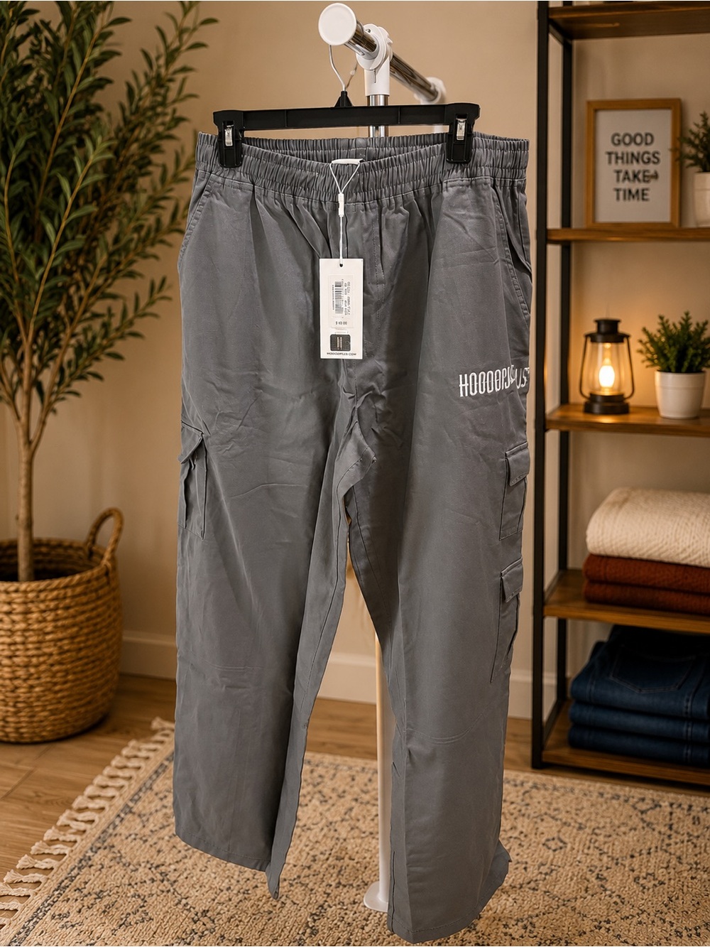 Hoodrich Gray Men's Cargo Pants